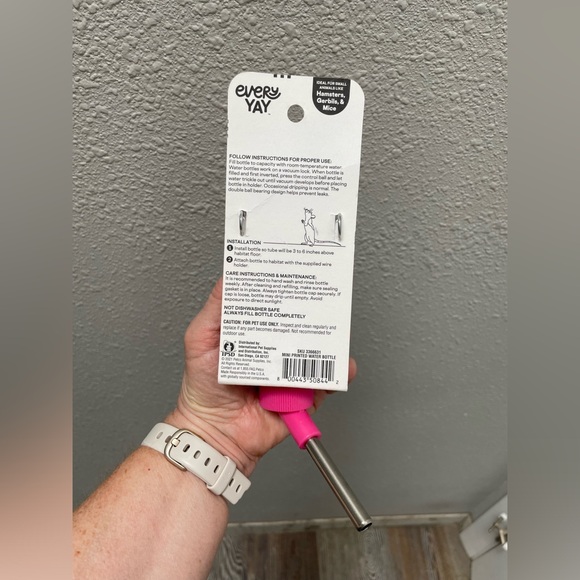 ❤️‍🔥3/$15❤️‍🔥Pet - EveryYay “Wet Your Whistle” Small Animal Printed Water Bottle - Picture 5 of 5